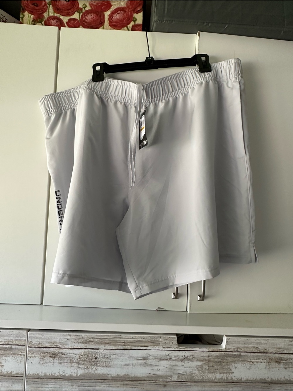 ⚪ Under Armour UA Tech Woven Wordmark Shorts 4XL NWT White Athletic